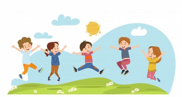 happy-children-jumping-summer-meadow_74855-5852